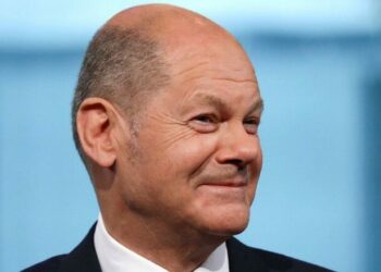 Olaf Scholz, candidate for Chancellor of Germany of the Social Democratic Party (SPD)