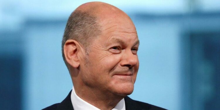 Olaf Scholz, candidate for Chancellor of Germany of the Social Democratic Party (SPD)