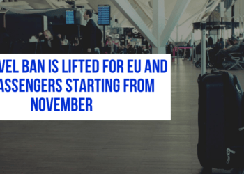 The US lifted travel ban for the passengers from EU and UK