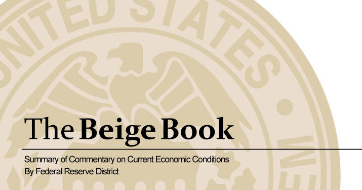 Emphasis on employment in Beige Book
