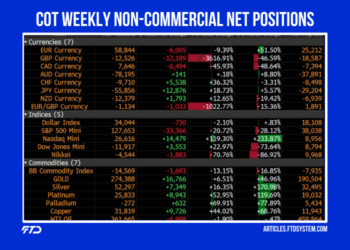 COT Weekly Non-Commercial Net Positions
