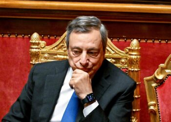 In Italy this morning, Draghi announced his resignation.