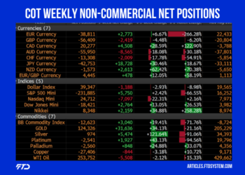 COT Weekly Non-Commercial Net Positions